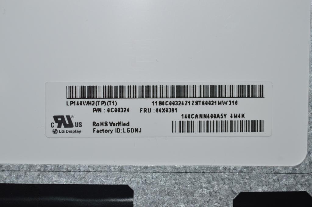 Lenovo Lcd 14 Hd Lg Lp140Wh2-Tpt1 - 18200926
