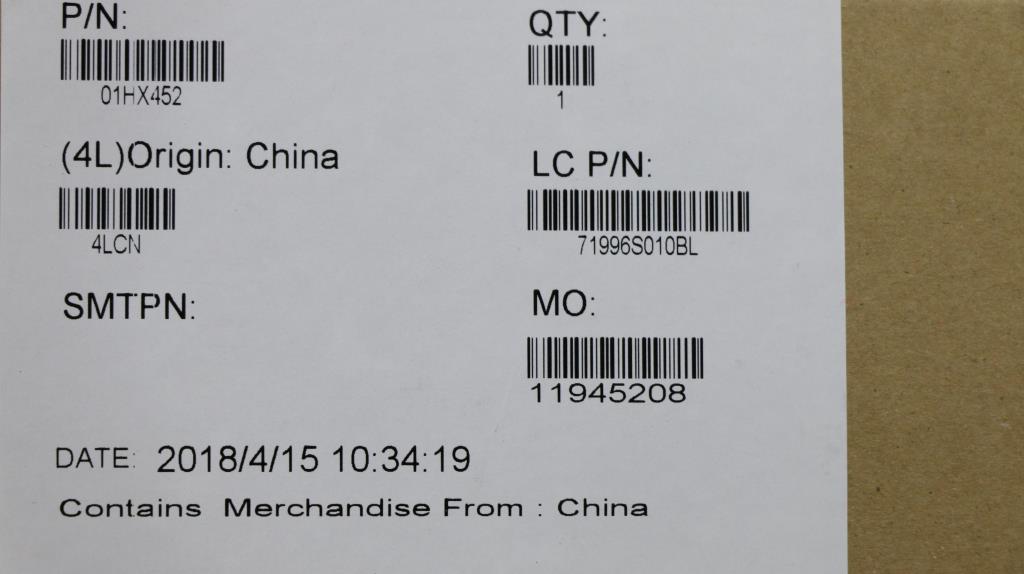 Lenovo Et480 Kb Chy Bl Kb Th - 01HX452