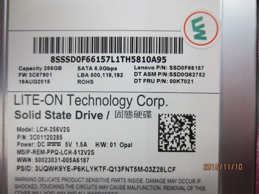 Lenovo 00KT021 Sd Solid State Drives