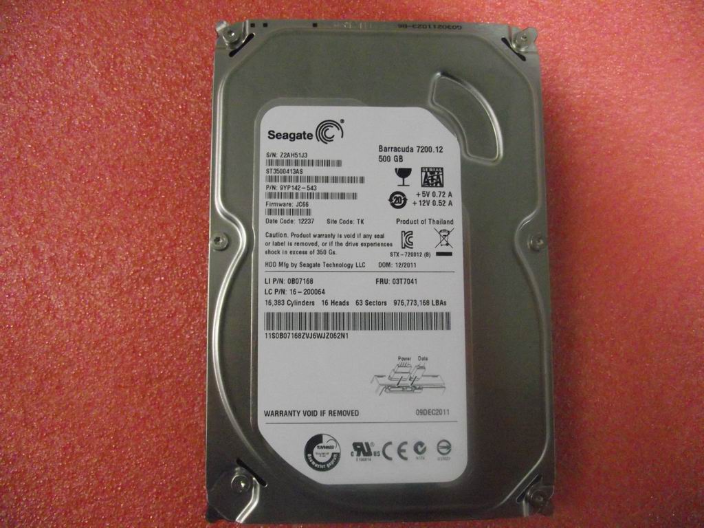 Lenovo 16200064 Hdd-Lh Sg Pharaoh6Gb/S St35004