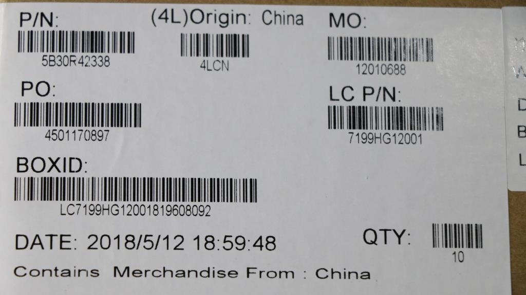 Lenovo LCD Bezel Assembly, 15", Black - 5B30R42338