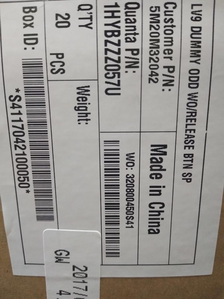 Lenovo Lv9 Dummy Odd Wo/Release Btn S - 5M20M32042