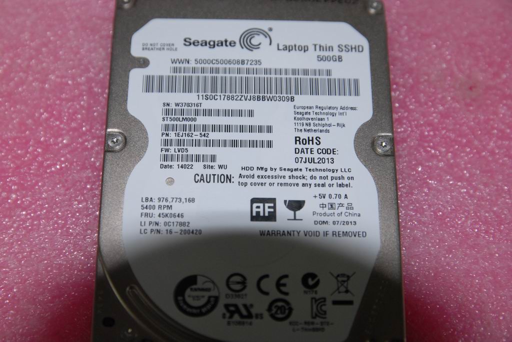 Lenovo 16200420 Hdd Sgt Kahunav 500G St500Lm00