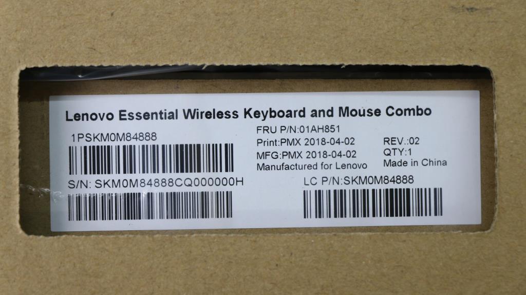 Lenovo 01AH851 Kybmouse Primax Rfbu71 24G Bk