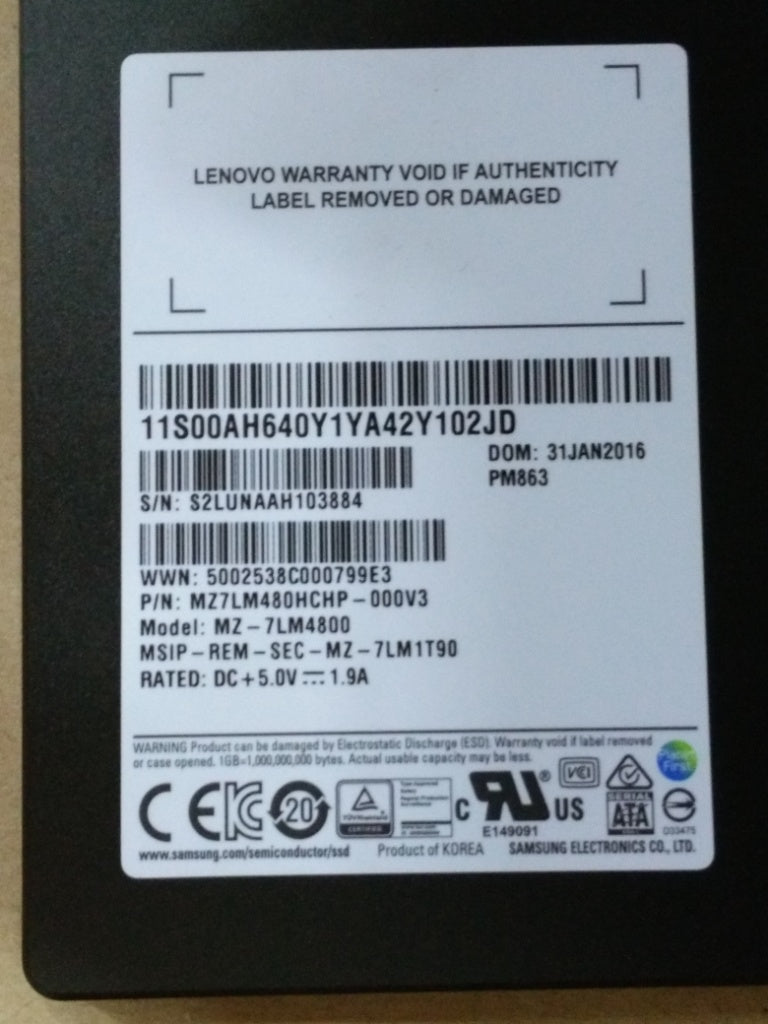 Lenovo Sd Solid State Drives - 00LF232