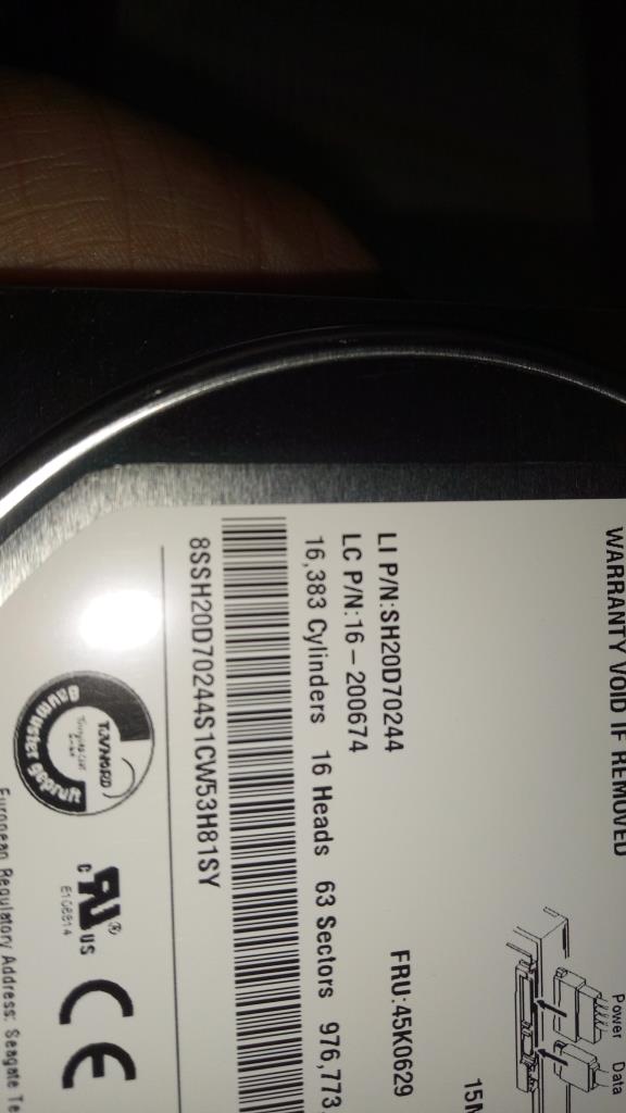 Lenovo 16200674 Hard Drive