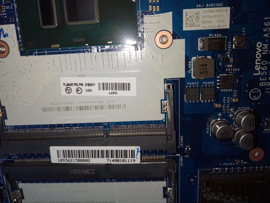 Lenovo I7-6498Du,Dis,Win,N-Tpm - 01EN011