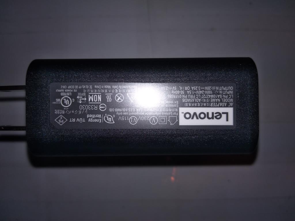 Lenovo Ac Adapter Adl65Wdb 20V/5V 3.2 - 01FR084