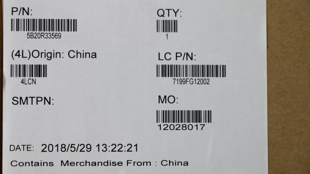 Lenovo System Board Planar Motherboar - 5B20R33569