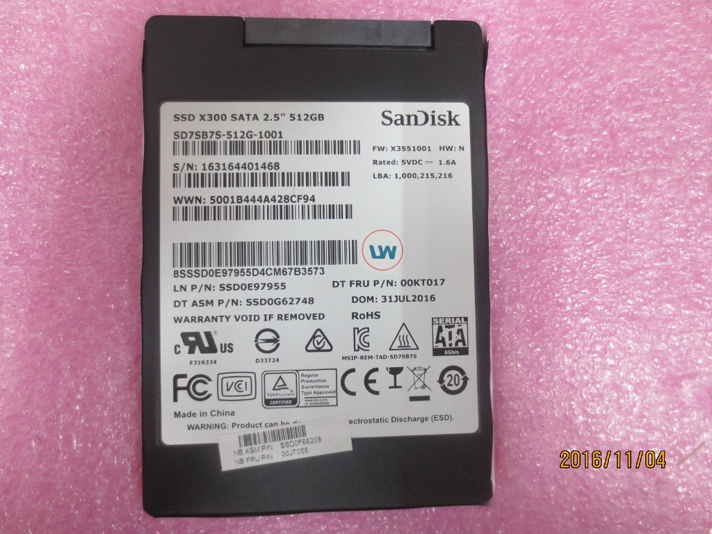 Lenovo 00Jt055 - Part