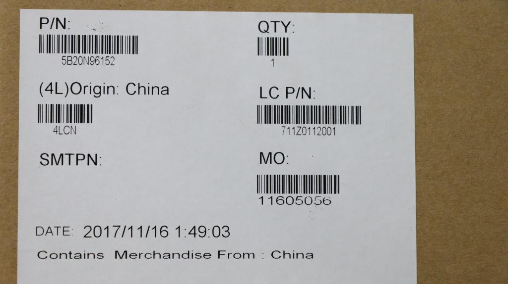 Lenovo Mbl80Yei57200Uh R17M1_2G4Gwin - 5B20N96152