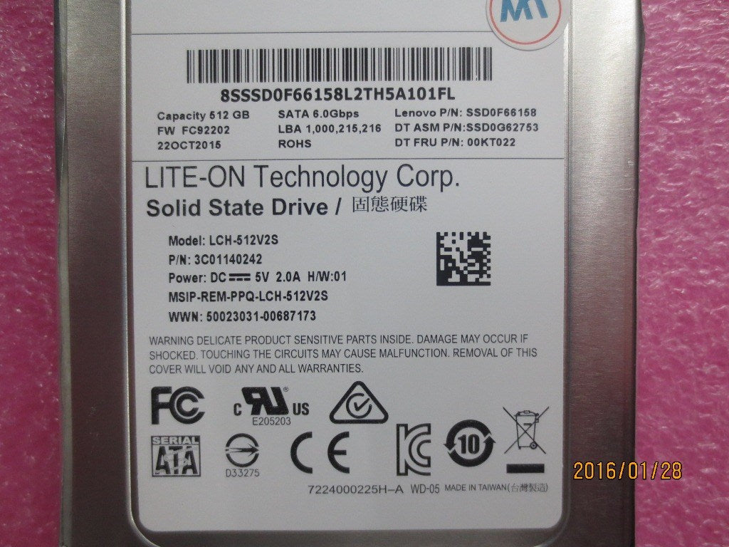 Lenovo 00PA995 Sd Solid State Drives