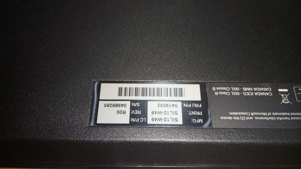 Lenovo 54Y9332 Kb Keyboards External