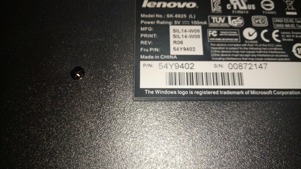 Lenovo Kb Keyboards External - 54Y9402