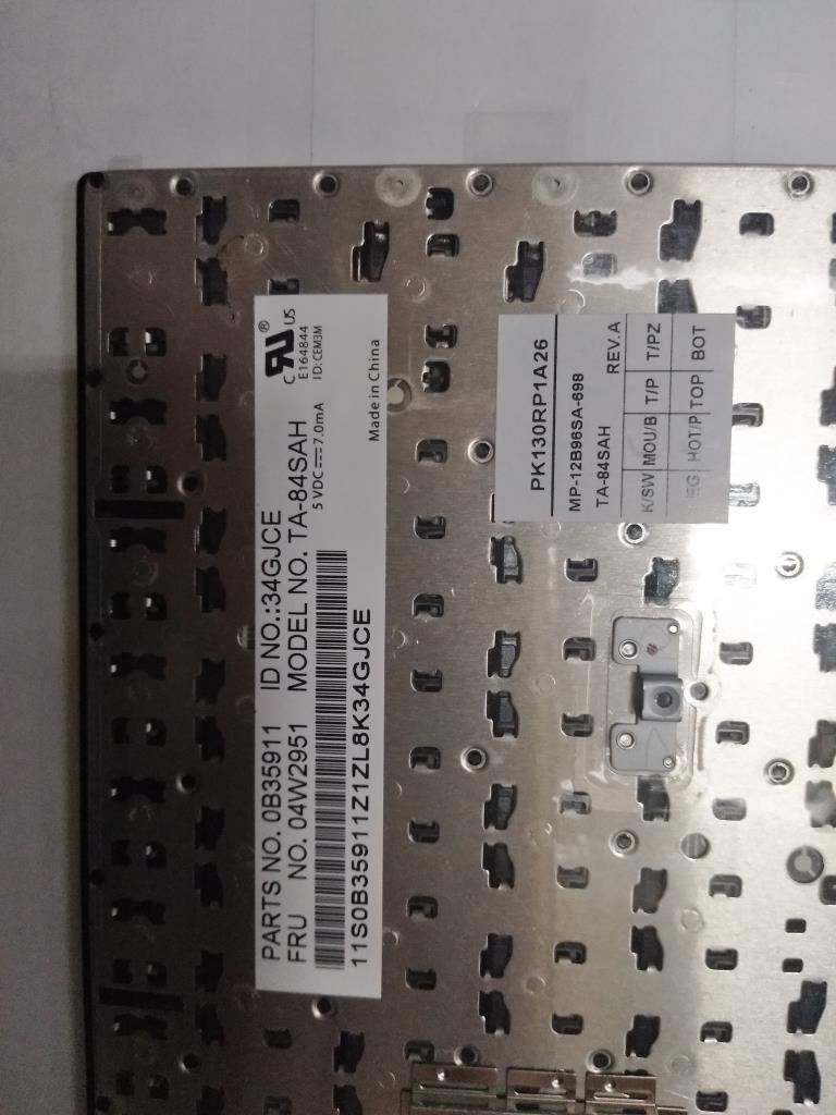 Lenovo Ki Keyboards Internal - 04W2951