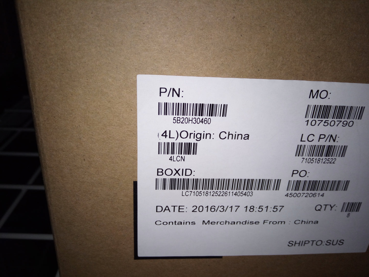 Lenovo Mb - 5B20H30460