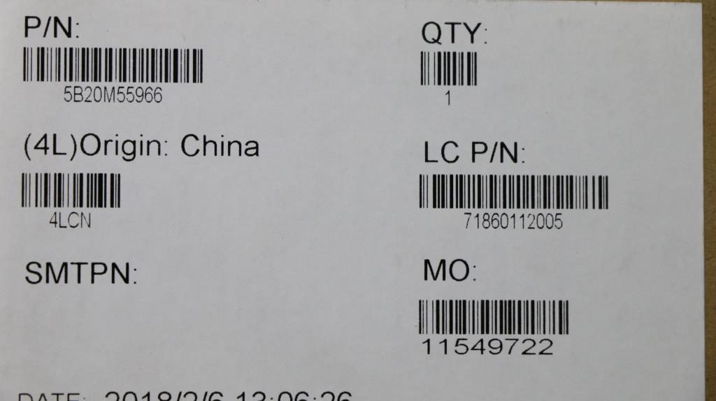Lenovo Mb L80Tq E29000 Uma W/Rtc Win - 5B20M55966