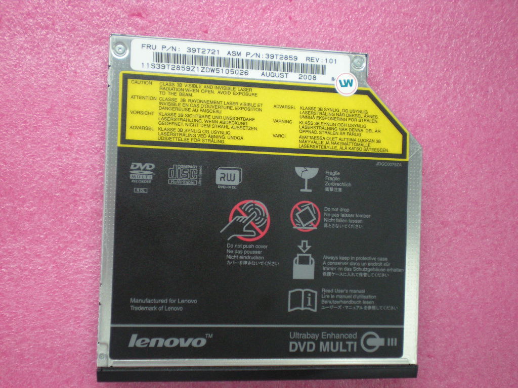 Lenovo 39T2721 Cdrom Ubes Rambo5 Pc