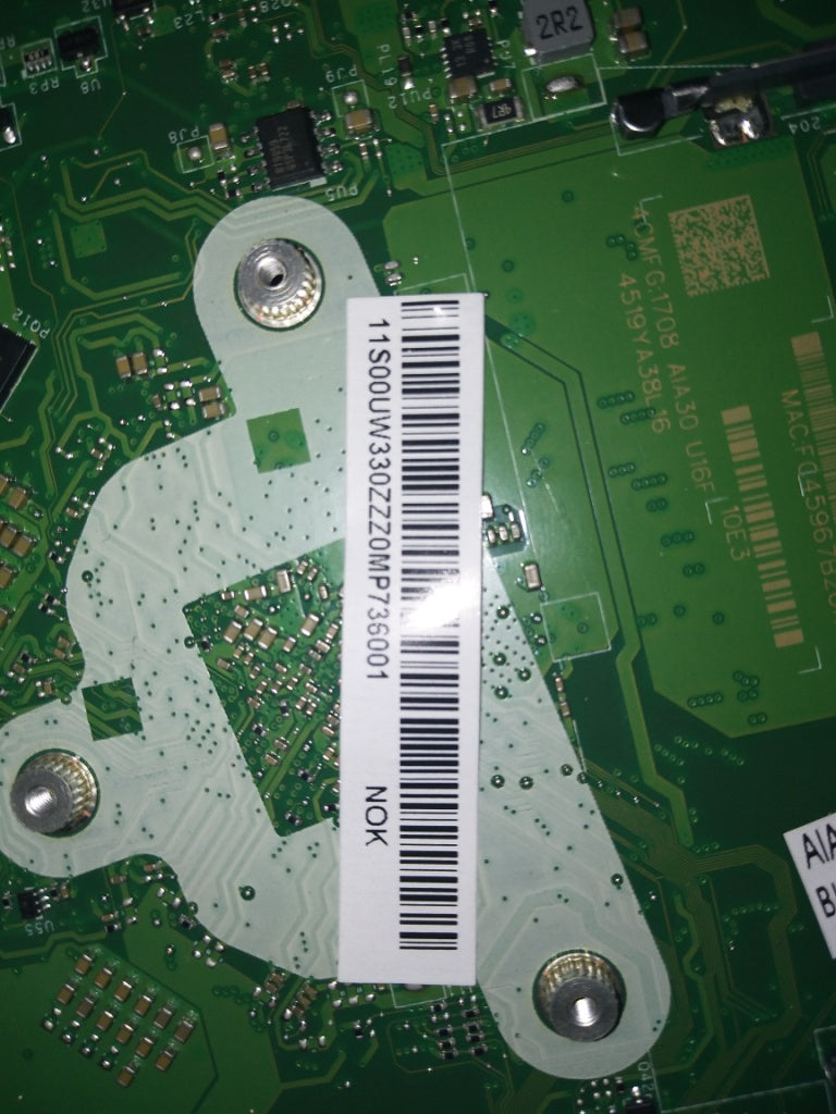 Lenovo Mb Assembly Uma J3160 Nok W/Rt - 00UW330