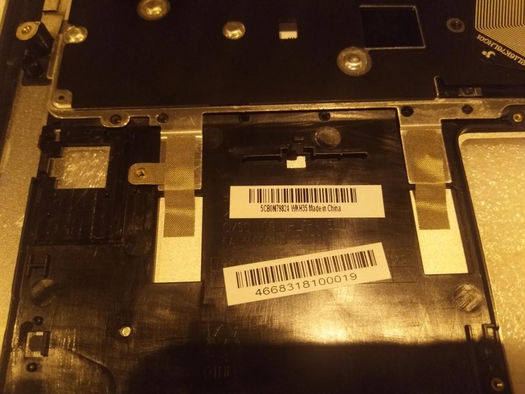 Lenovo Uppercase C 80Xc Sr W/Kb Fp Bl - 5CB0N79824