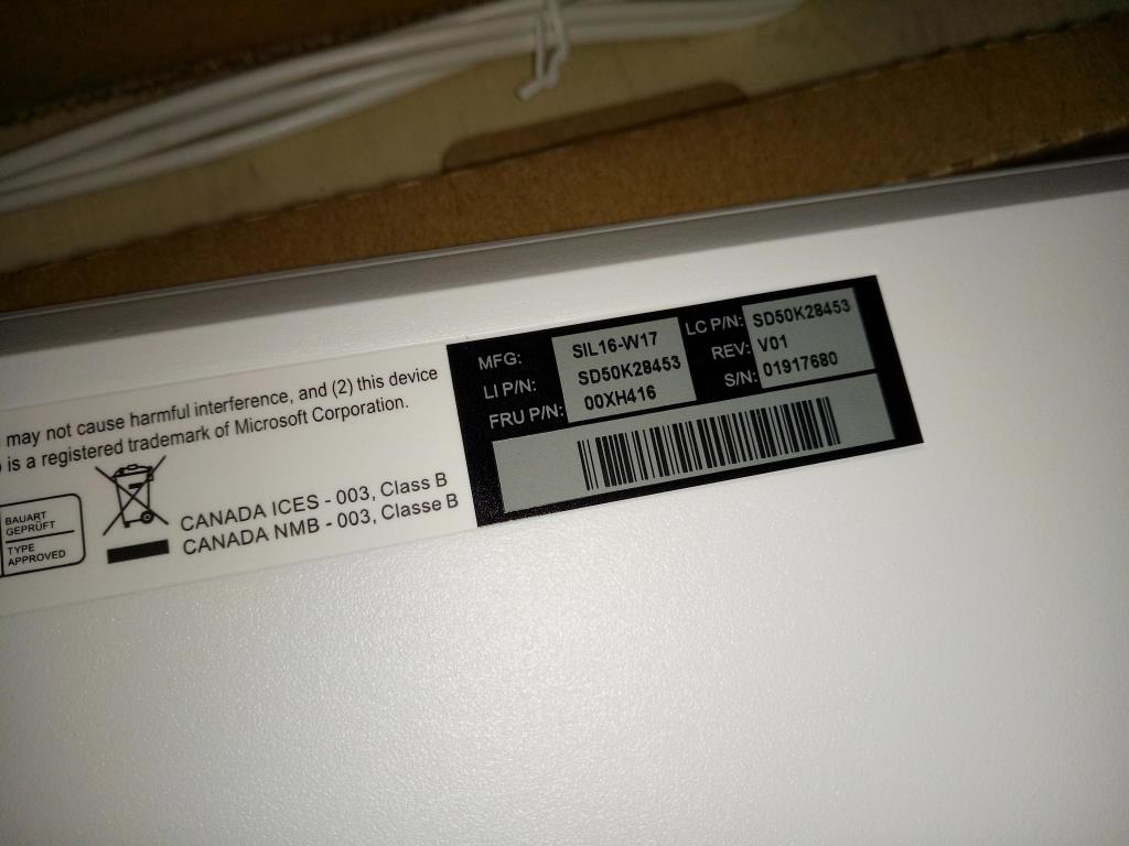 Lenovo Kb Keyboards External - 00XH416
