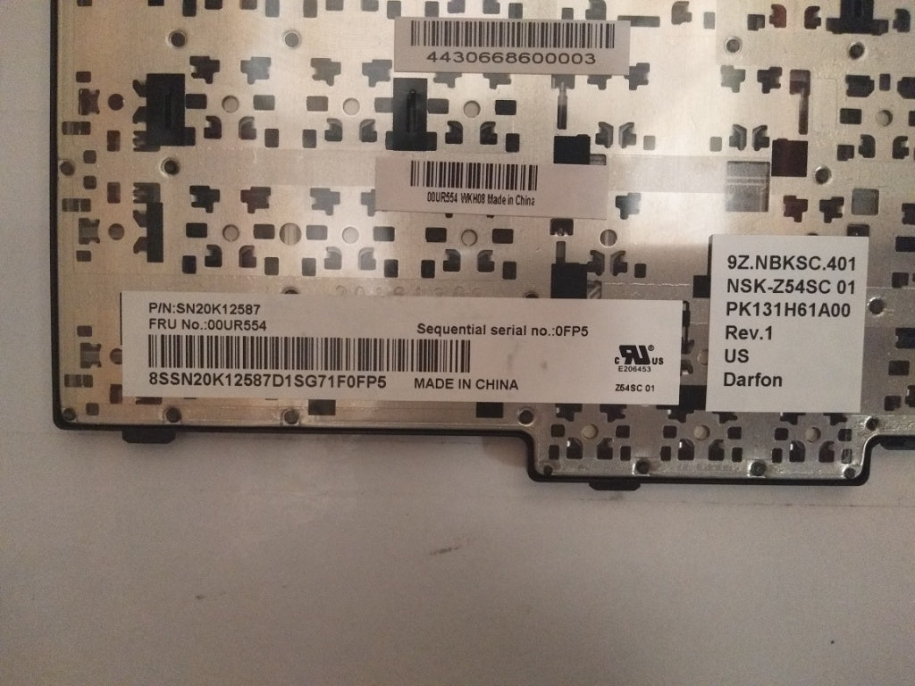 Lenovo 00UR554 Ki Keyboards Internal