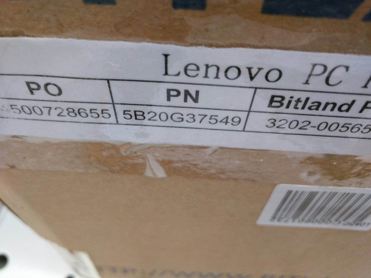 Lenovo Mb - 5B20G37549