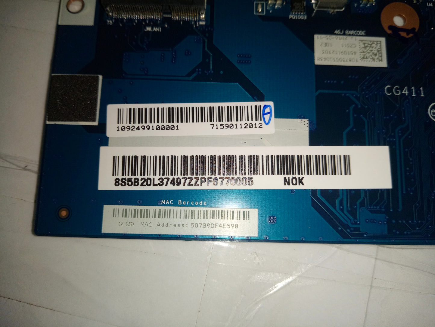 Lenovo 5B20L37497 Pl System Boards