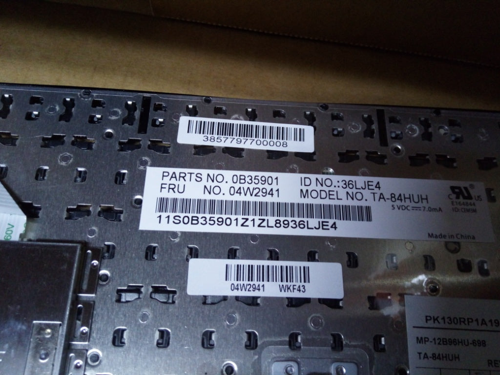 Lenovo Ki Keyboards Internal - 04W2941