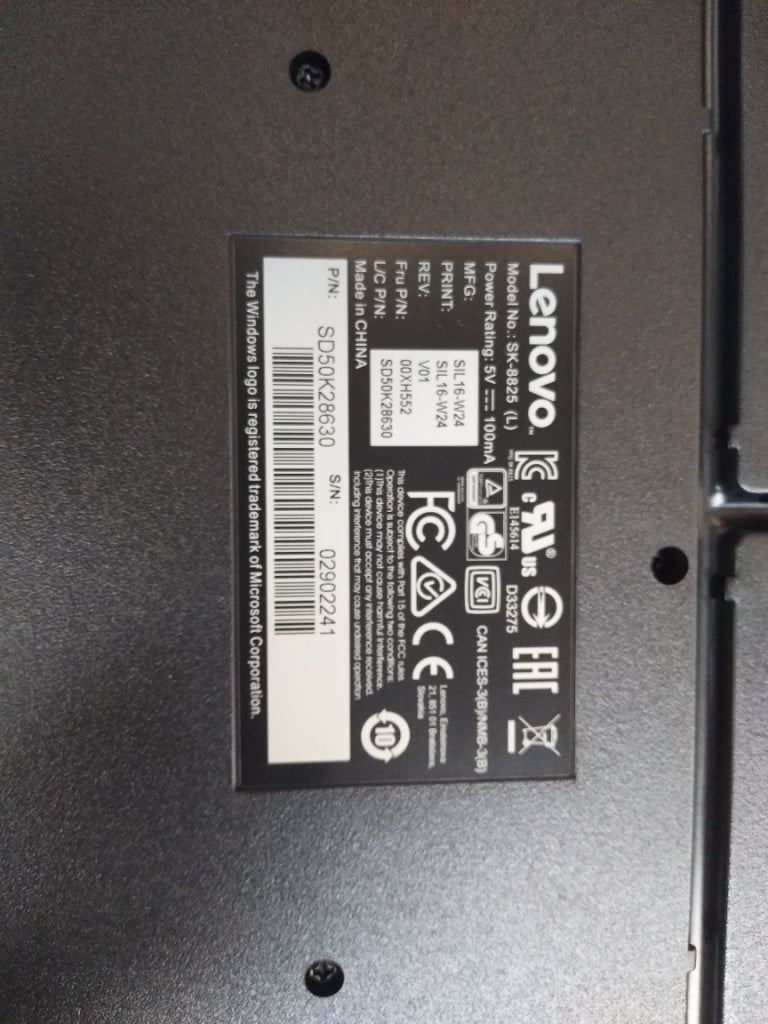 Lenovo Kb Keyboards External - 00XH552