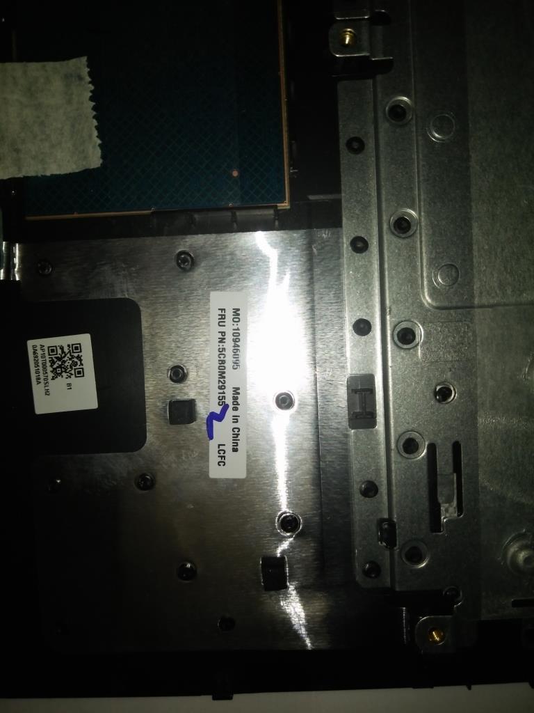 Lenovo Logic Upper Assembly 15T Silve - 5CB0M29155