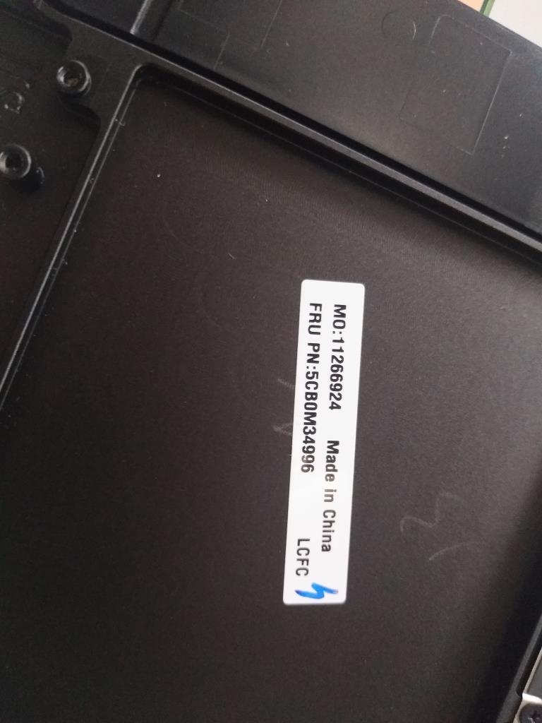Lenovo Logic Up Assembly Gun Metal Ru - 5CB0M34996