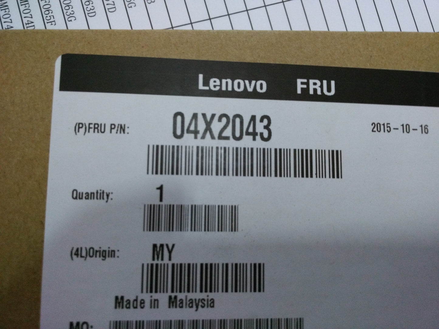 Lenovo Pu Processors - 04X2043