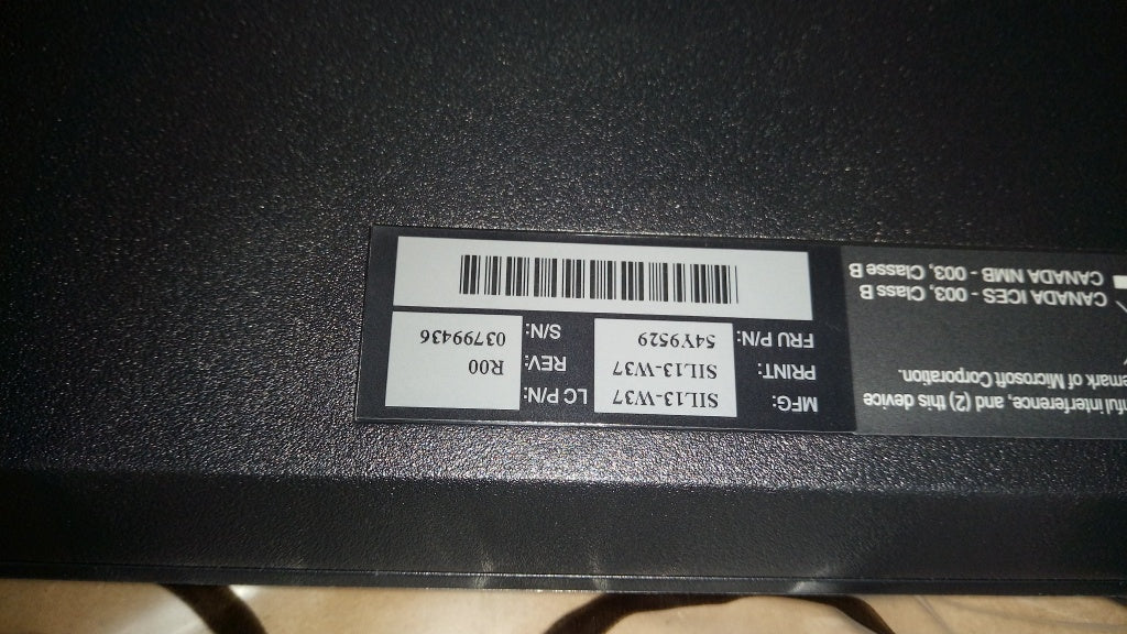 Lenovo 54Y9529 Keyboard Edge Kb New F5,Usb,Si