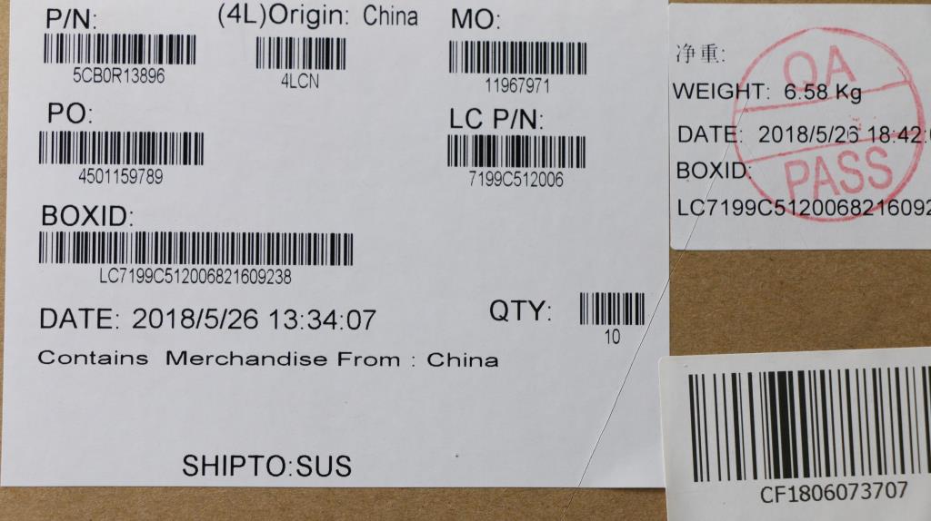 Lenovo Keyboard Internal Includes C-C - 5CB0R13896
