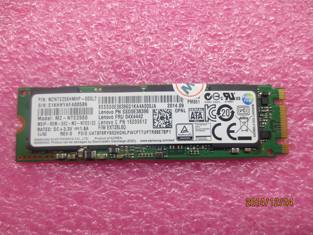 Lenovo 04X4442 Ssd_Asm256G,M.2,2280,Sata6G,Sa