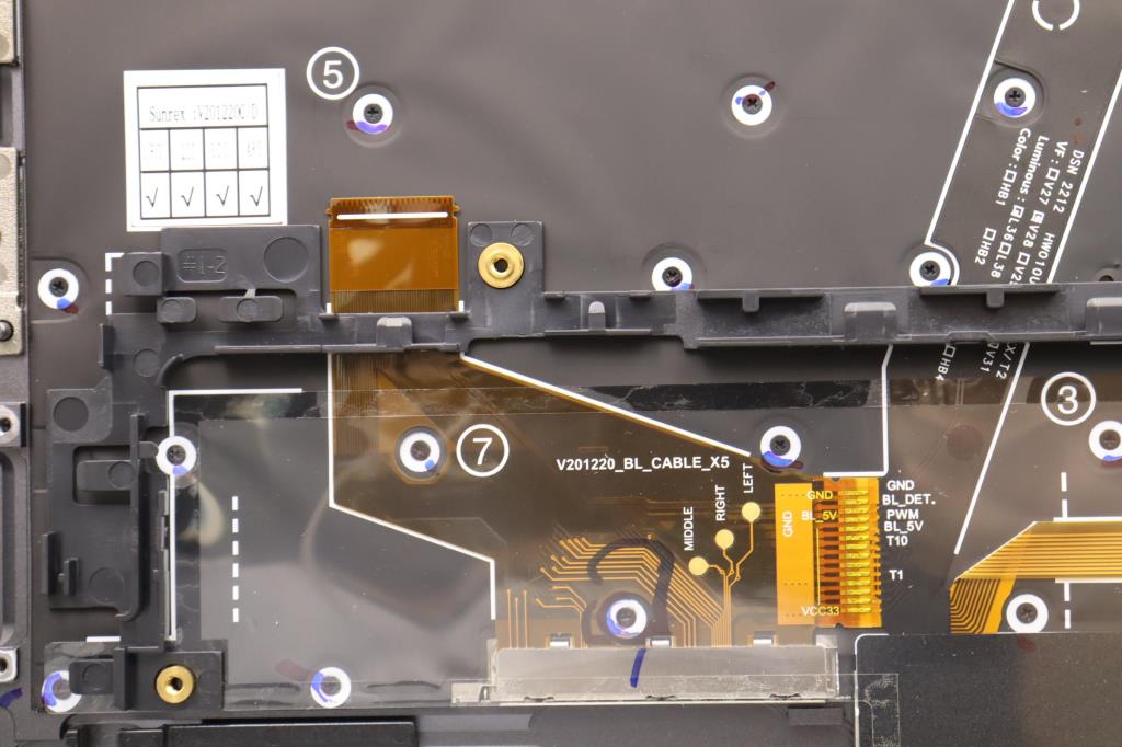 Lenovo Mechasm Kbd Bzl,Wl,Gy,Srx,Euro - 5M11H45823