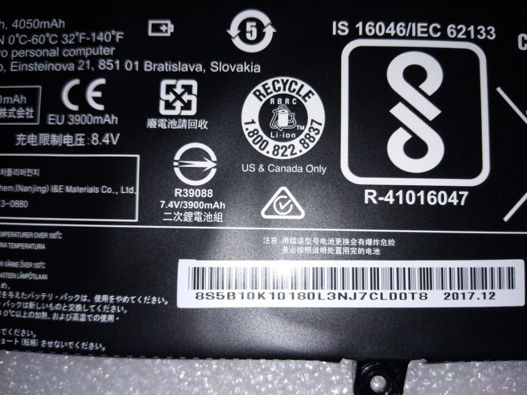 Lenovo Ba Rechargeable Batteries - 5B10K10180