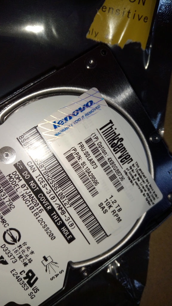 Lenovo Hd Hard Drives - 00LA873