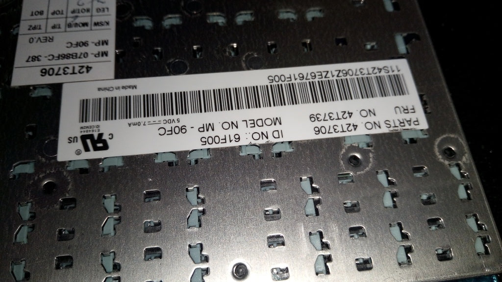 Lenovo Keyboard Mp Keyboard Cny Cfr - 42T3739
