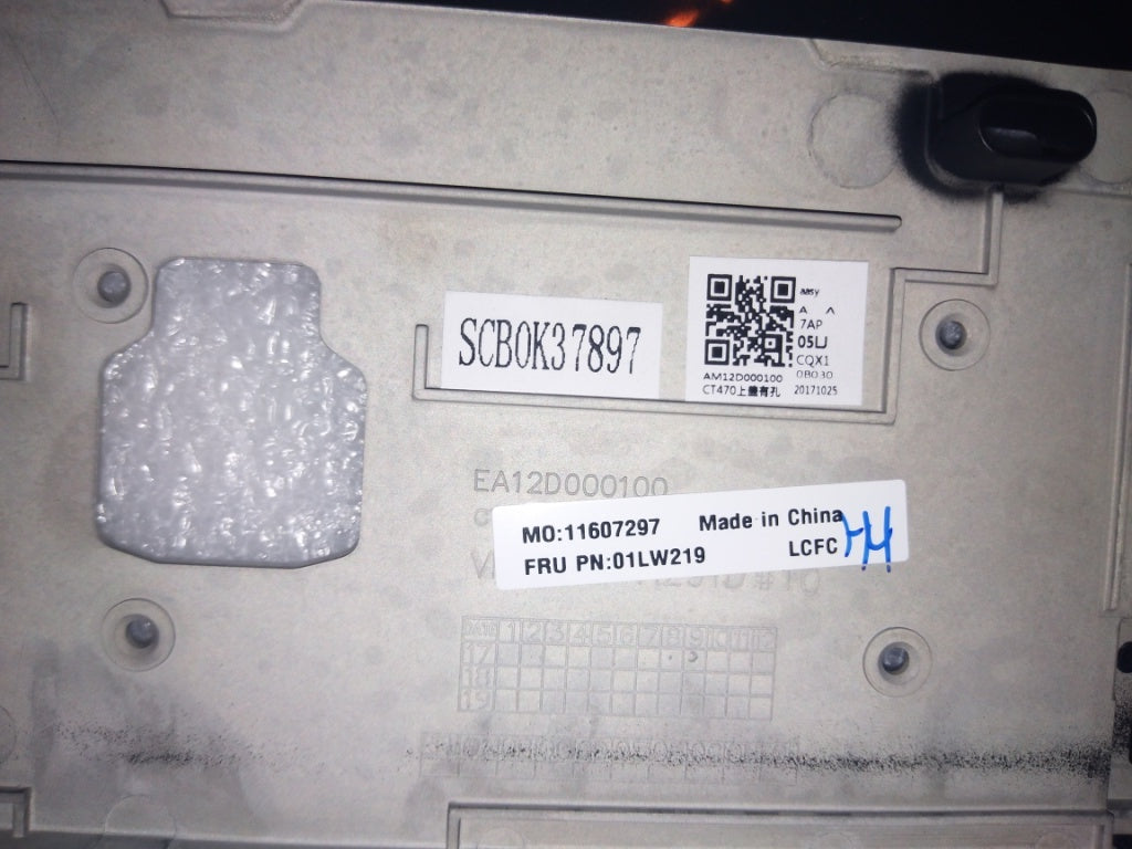 Lenovo Keyboard Bezel Gr Fpr Sv Sun - 01LV219