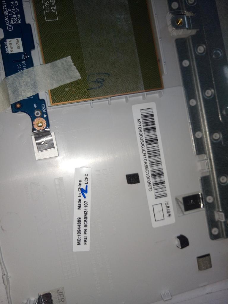 Lenovo Logic Upper Assembly Bl Silver - 5CB0M31107