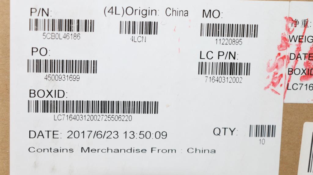 Lenovo Lower Case Cover, Black - 5CB0L46186