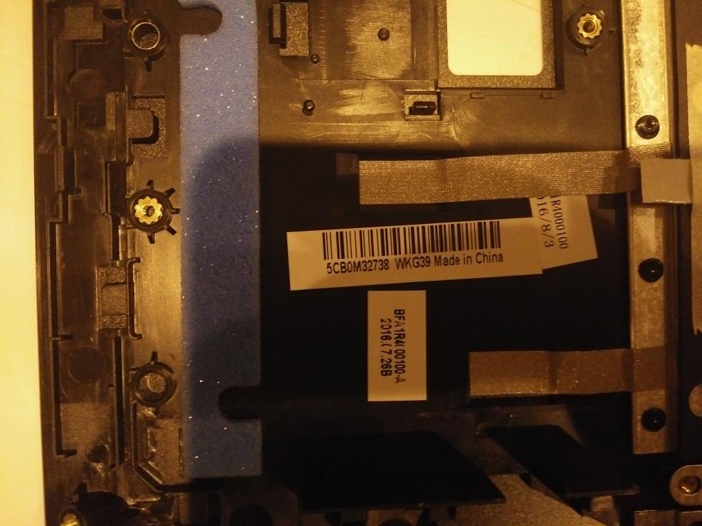 Lenovo Up Assembly W/Kb Bl Bk Fp Yoga - 5CB0M32738