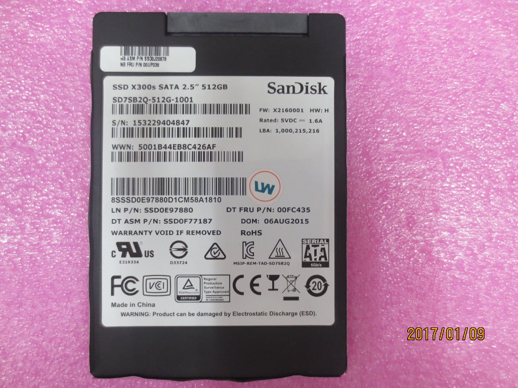 Lenovo Ssd - 00UP036