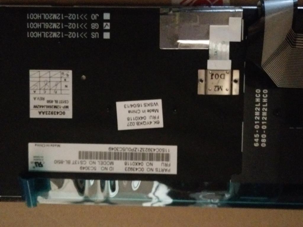Lenovo Ki Keyboards Internal - 04X0118