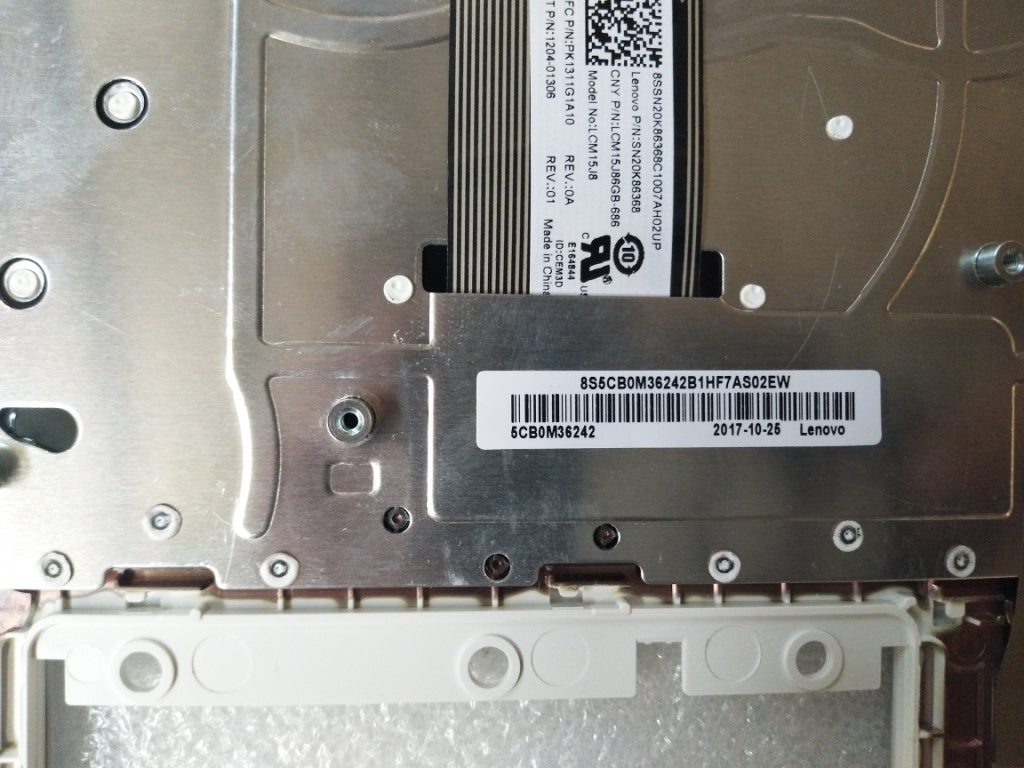 Lenovo Upper Case B 80U2 Wt Wtw/Kb Uk - 5CB0M36242