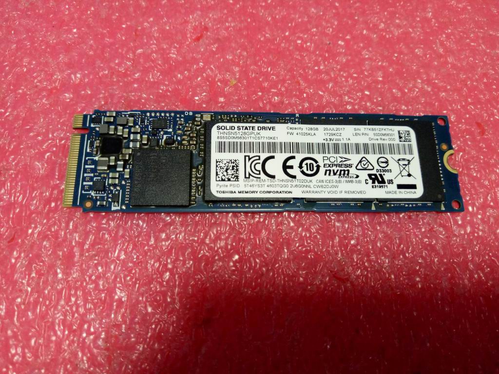 Lenovo Tsb Xg4 128G M.2 2280 Pcie Ssd - 5SD0M56301