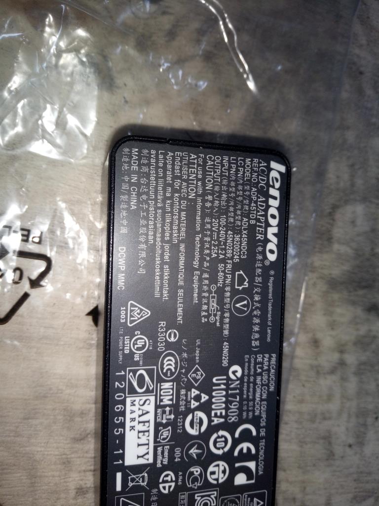 Lenovo Adp 45W 20V 3P Adp-45Td Ba Del - 36200245