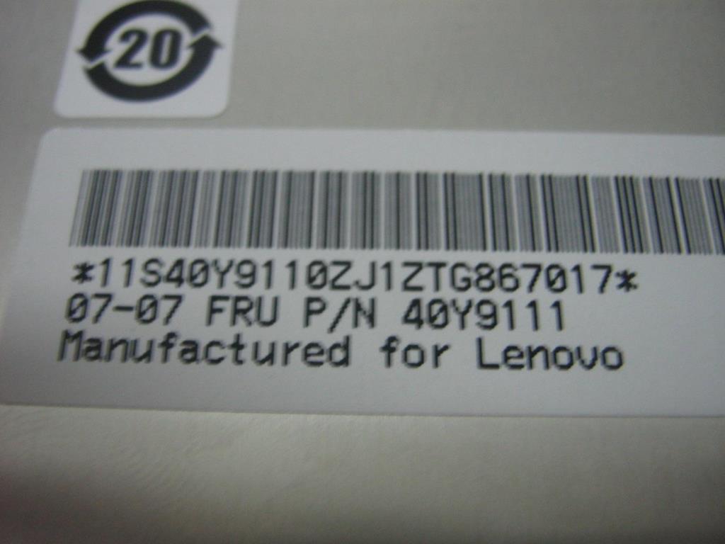 Lenovo 40Y9111 Floppy Disk Drive Teac 1.44